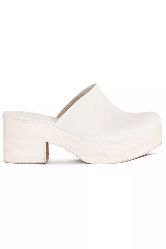 White 12 Dozen Clog
