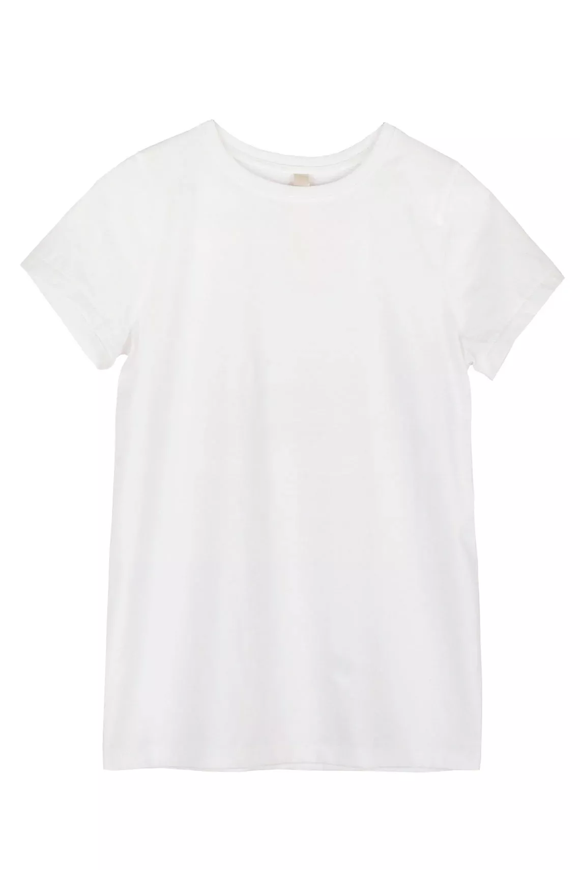White Bias Baby Tee