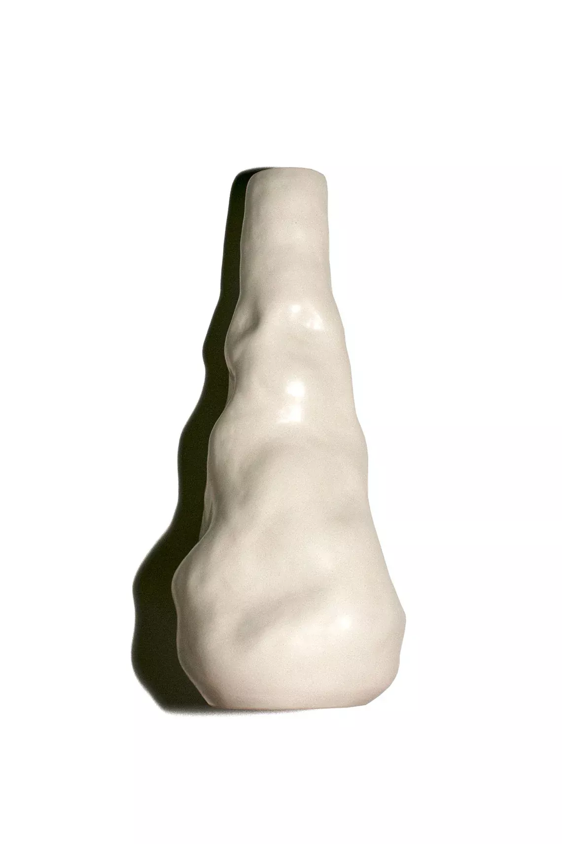 White Crinkle Bottle