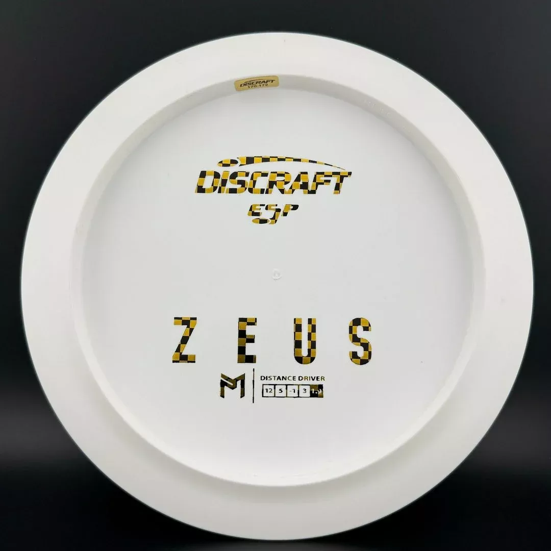 White ESP Zeus - Bottom Stamp Dyer's Delight - Paul McBeth