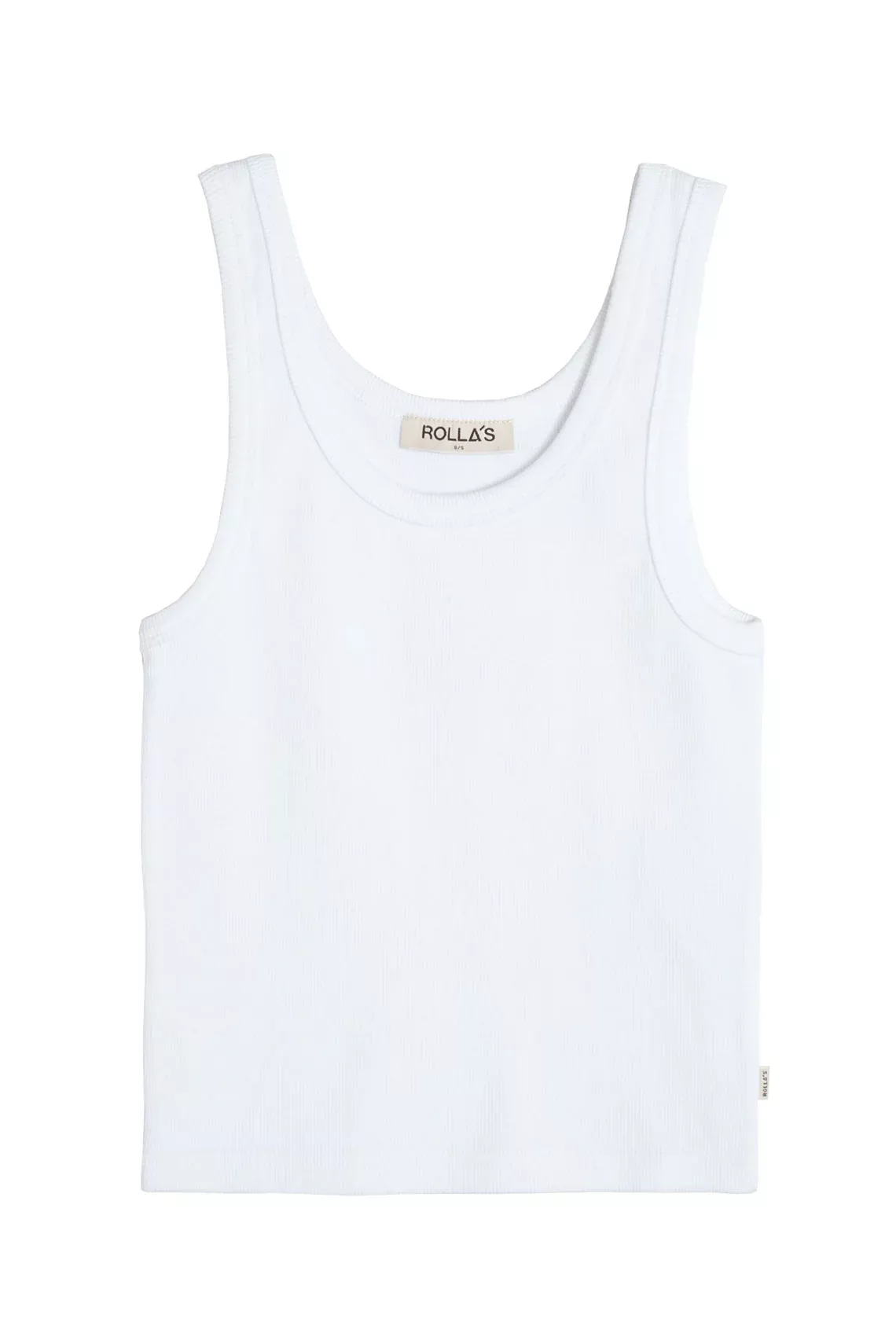 White Heavy Rib Toni Tank