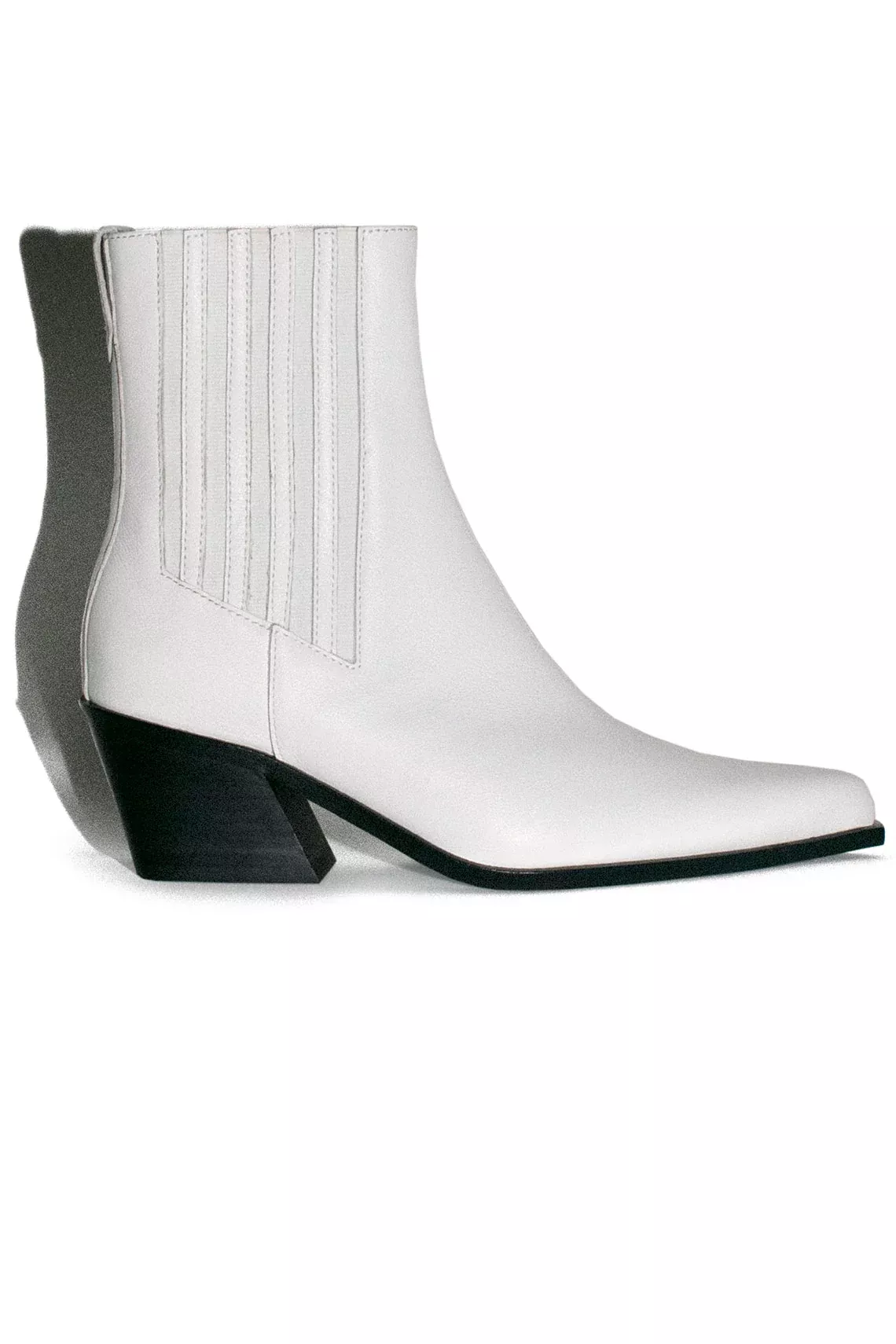 White Hillary Western Boot