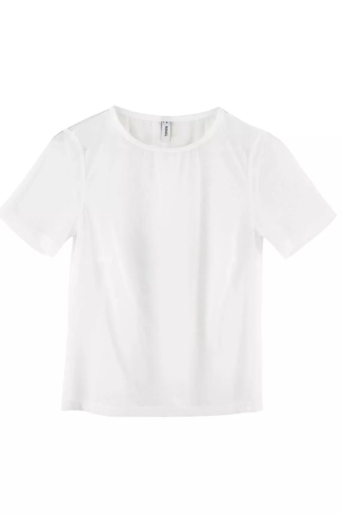 White Mesh Tee