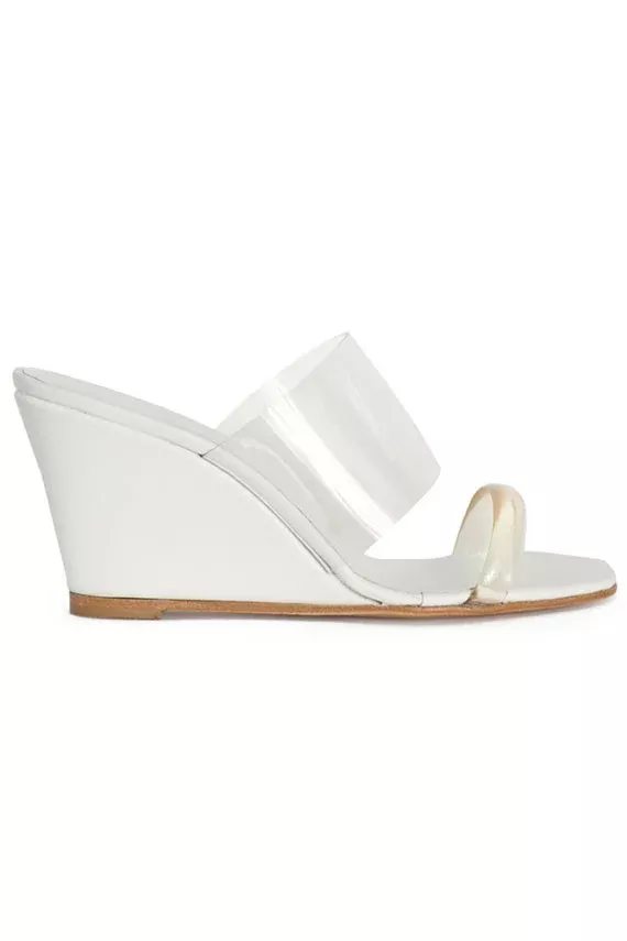 White Olympia Wedge