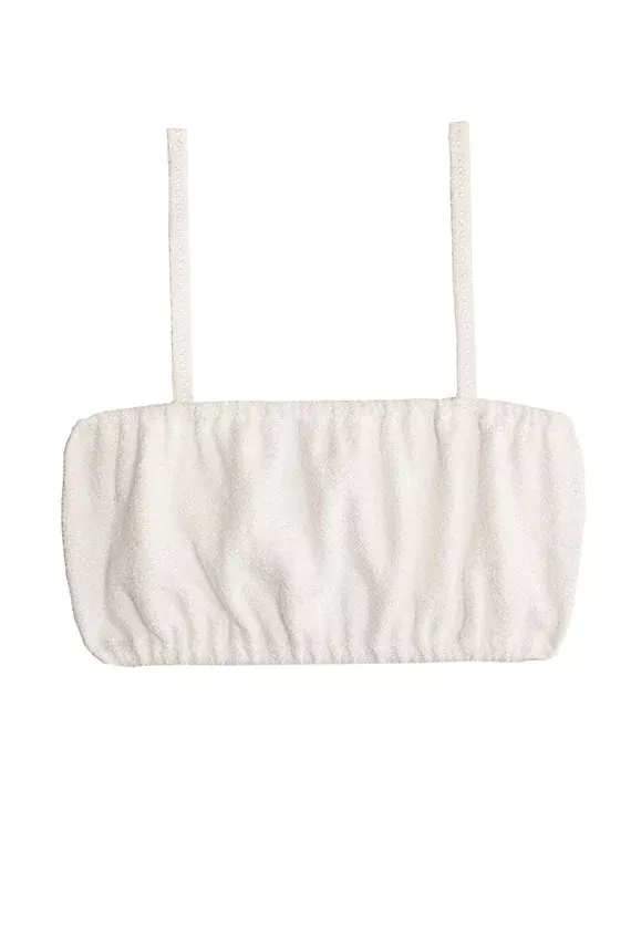 White Organic Terry Tank