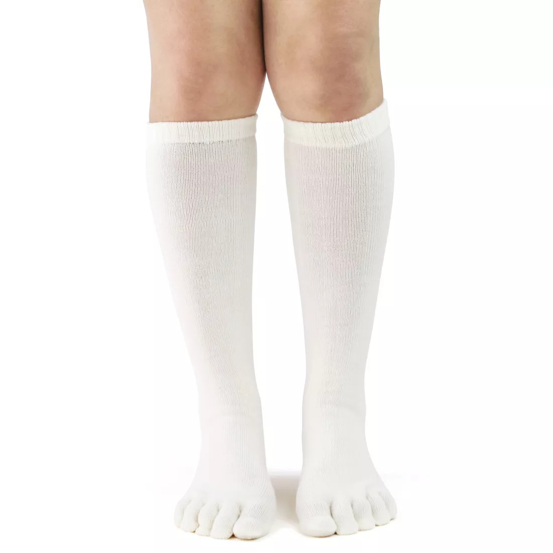 White Toe Socks