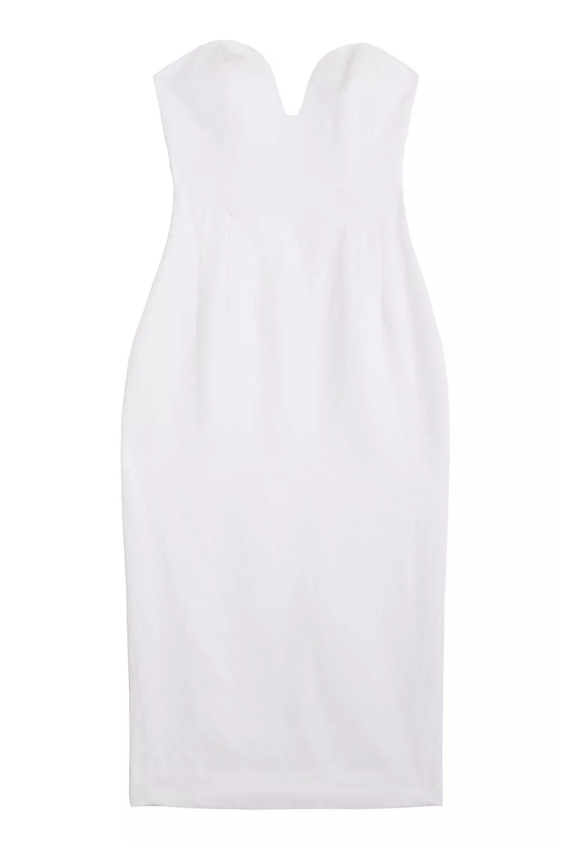 White Woven Isla Dress