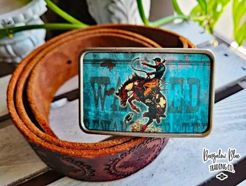 Wild West Cowboy Belt Buckle