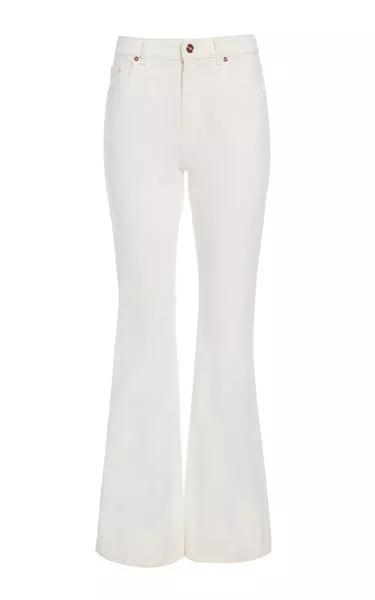 Willa Bootcut Jean in White Recycled Cotton Denim