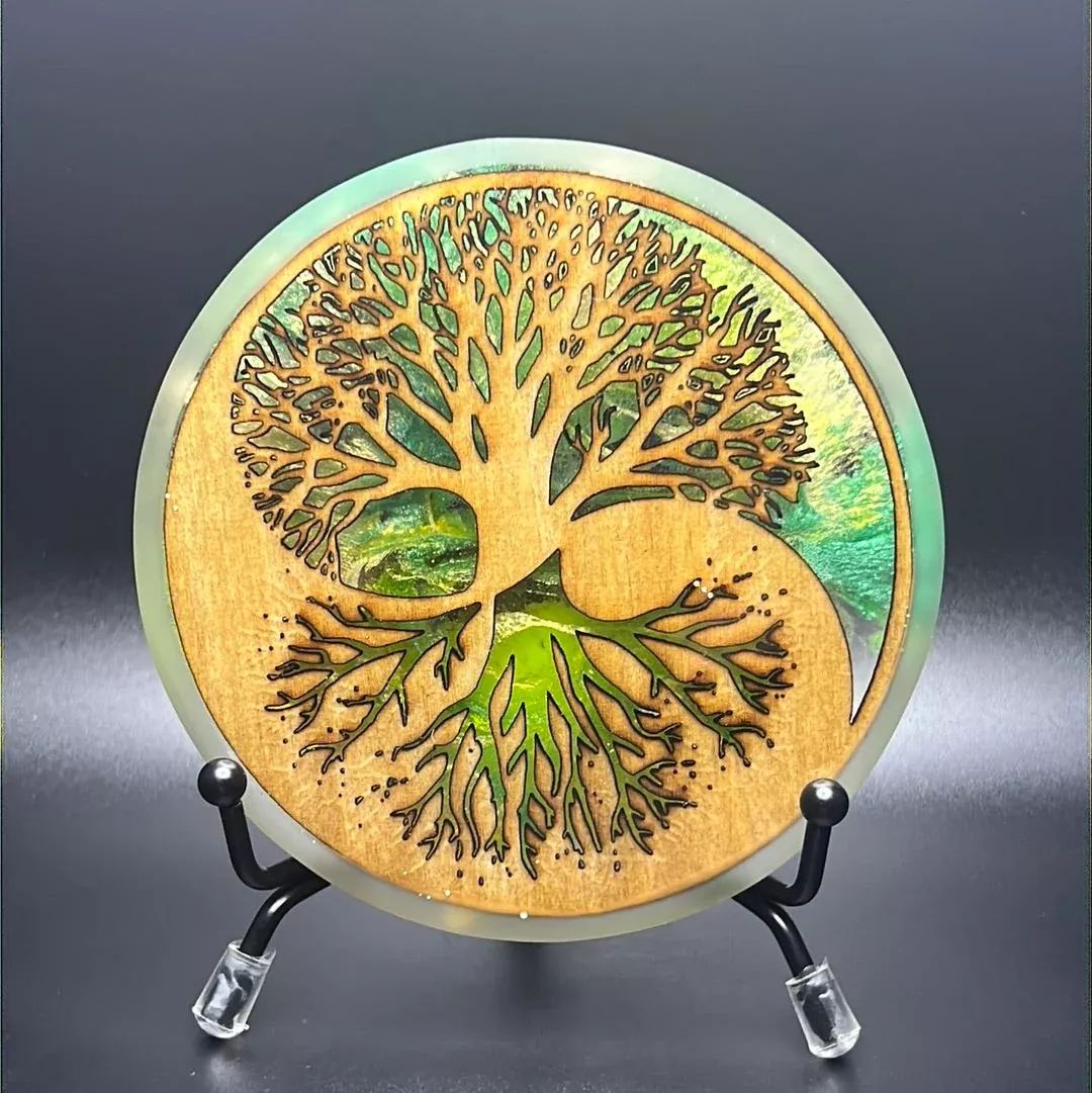 Wiser Hyzer Custom Glow Resin Mini - Tree Of Life