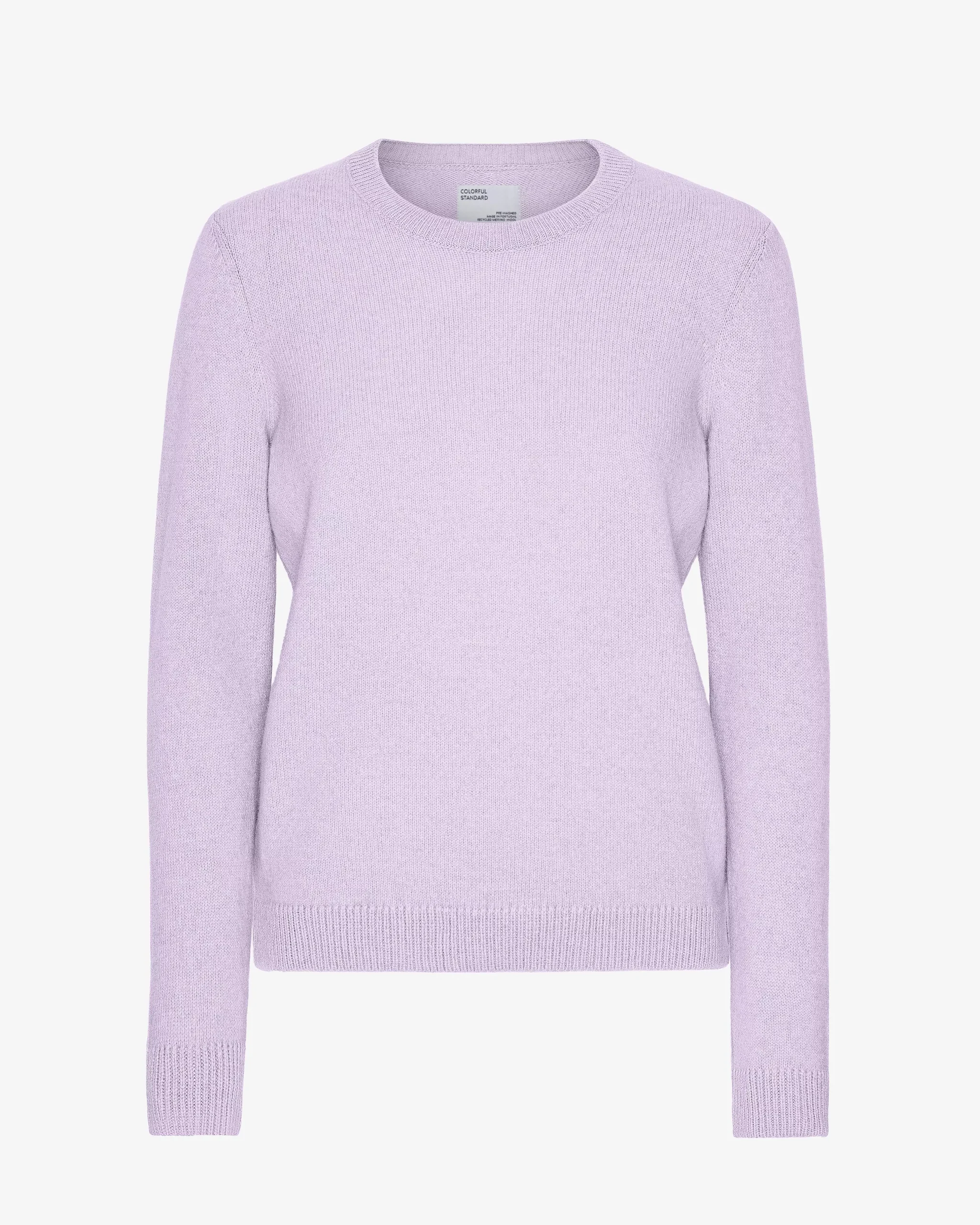 Women Classic Merino Wool Crew - Soft Lavender