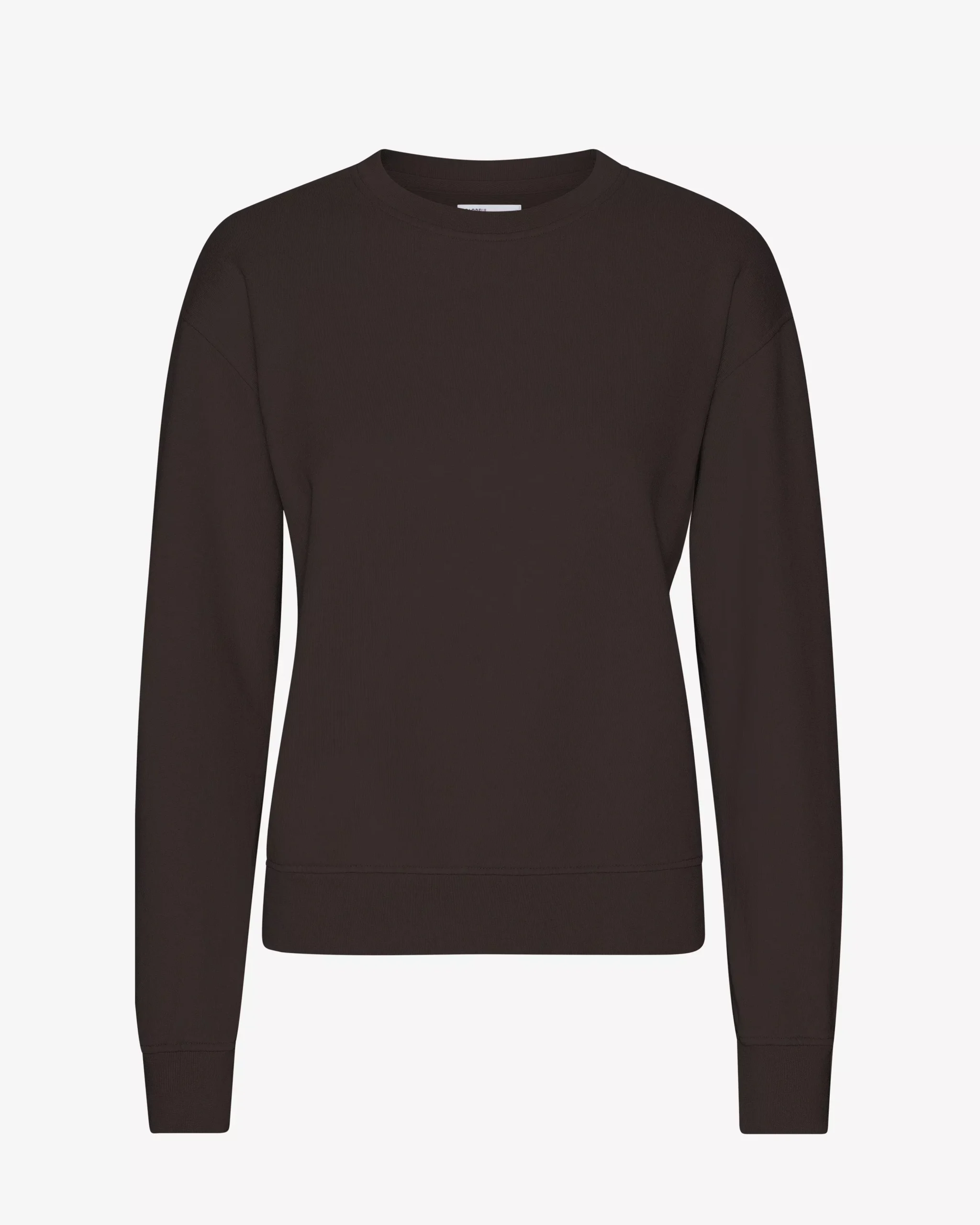 Women Classic Organic Crew - Coffee Brown