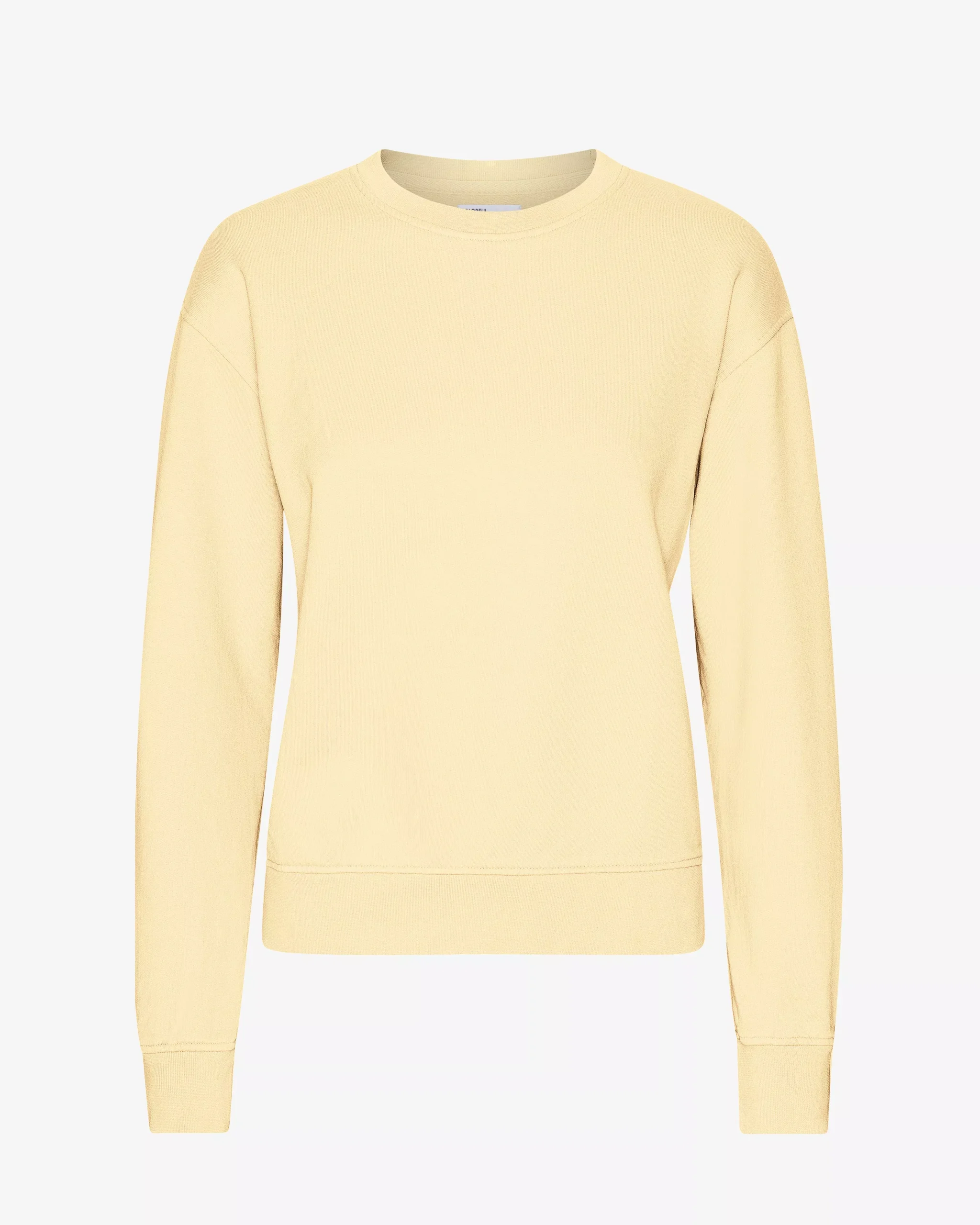 Women Classic Organic Crew - Soft Yellow