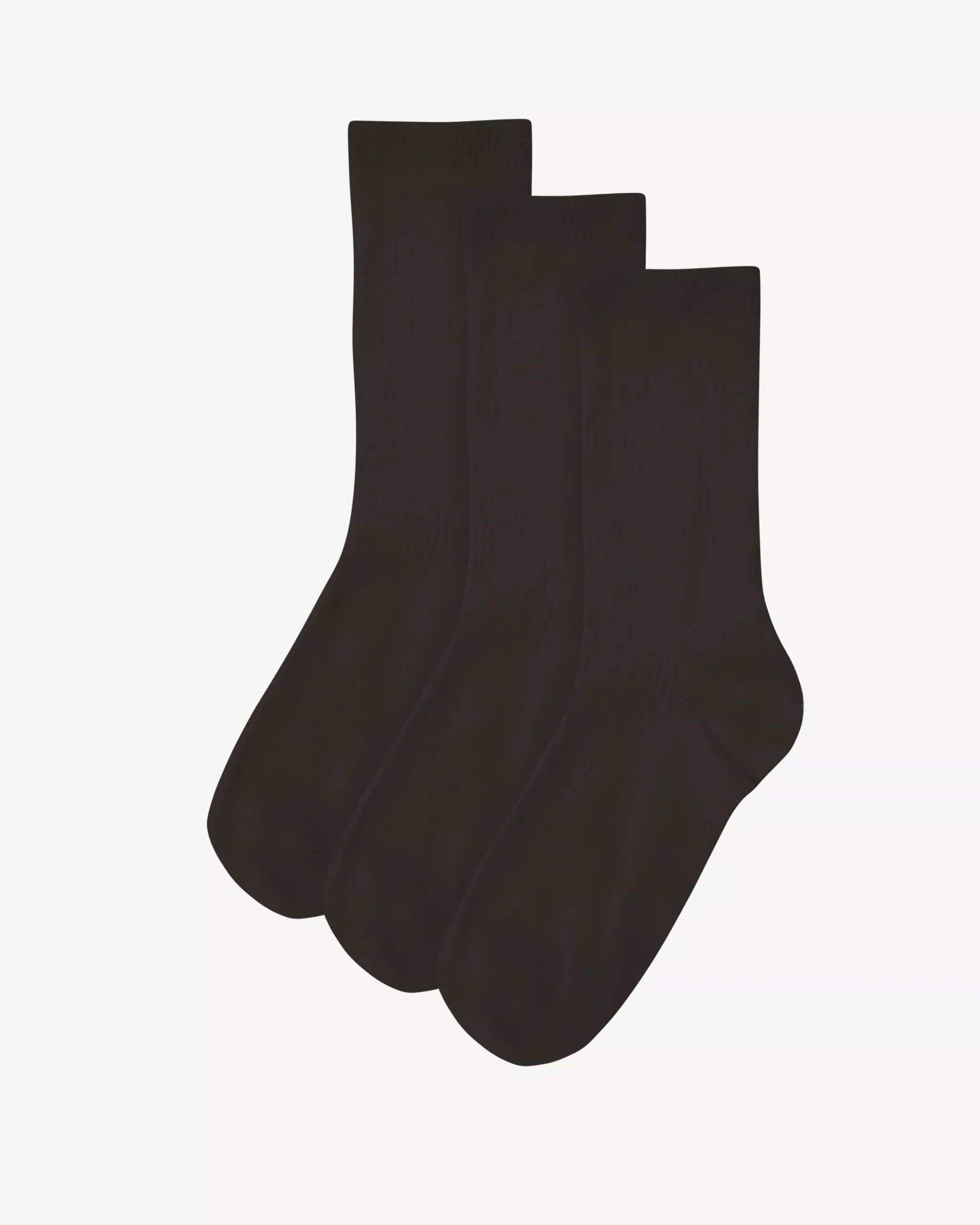 Women Classic Organic Sock - Coffee Brown (3-Pack)