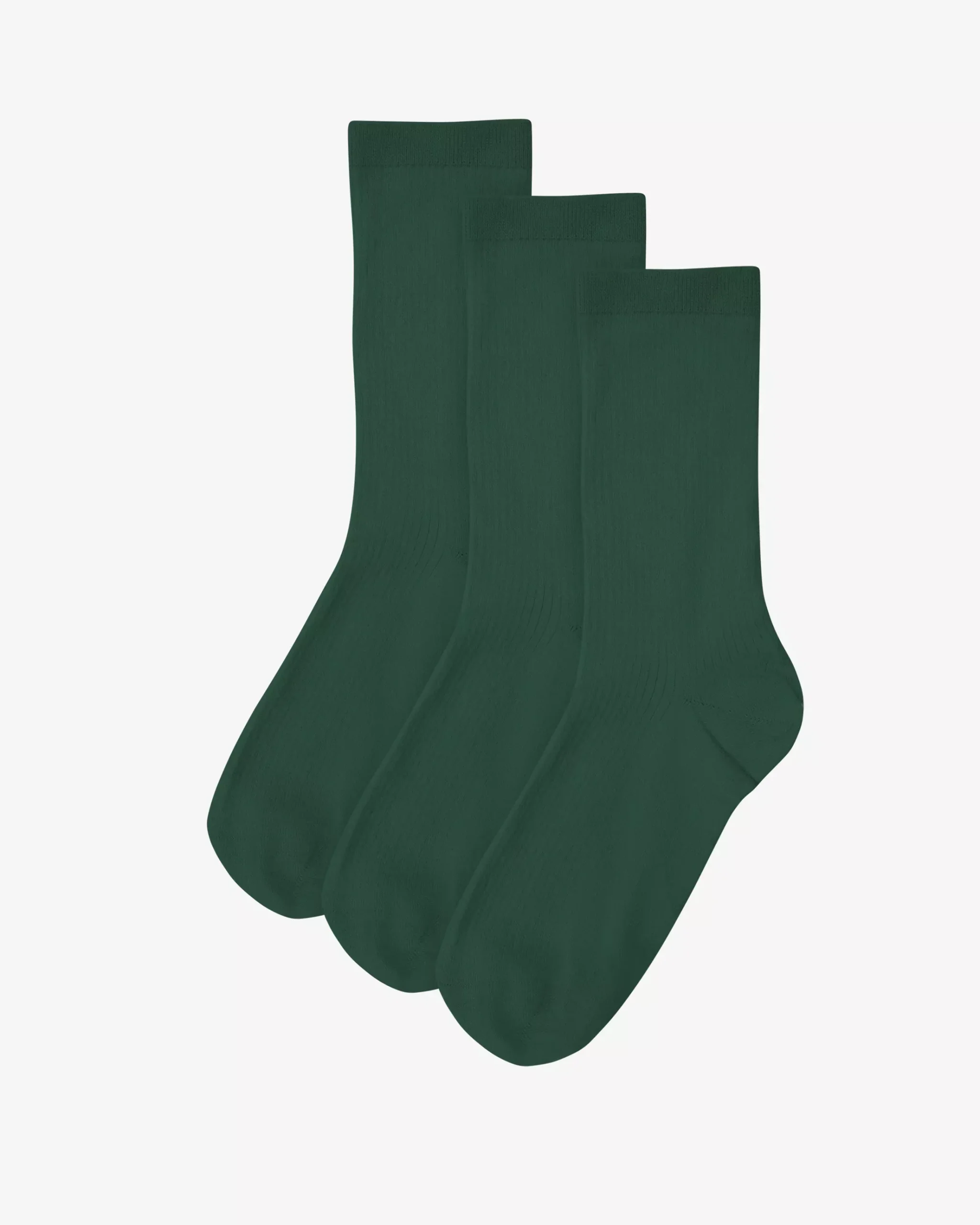 Women Classic Organic Sock - Emerald Green (3-Pack)