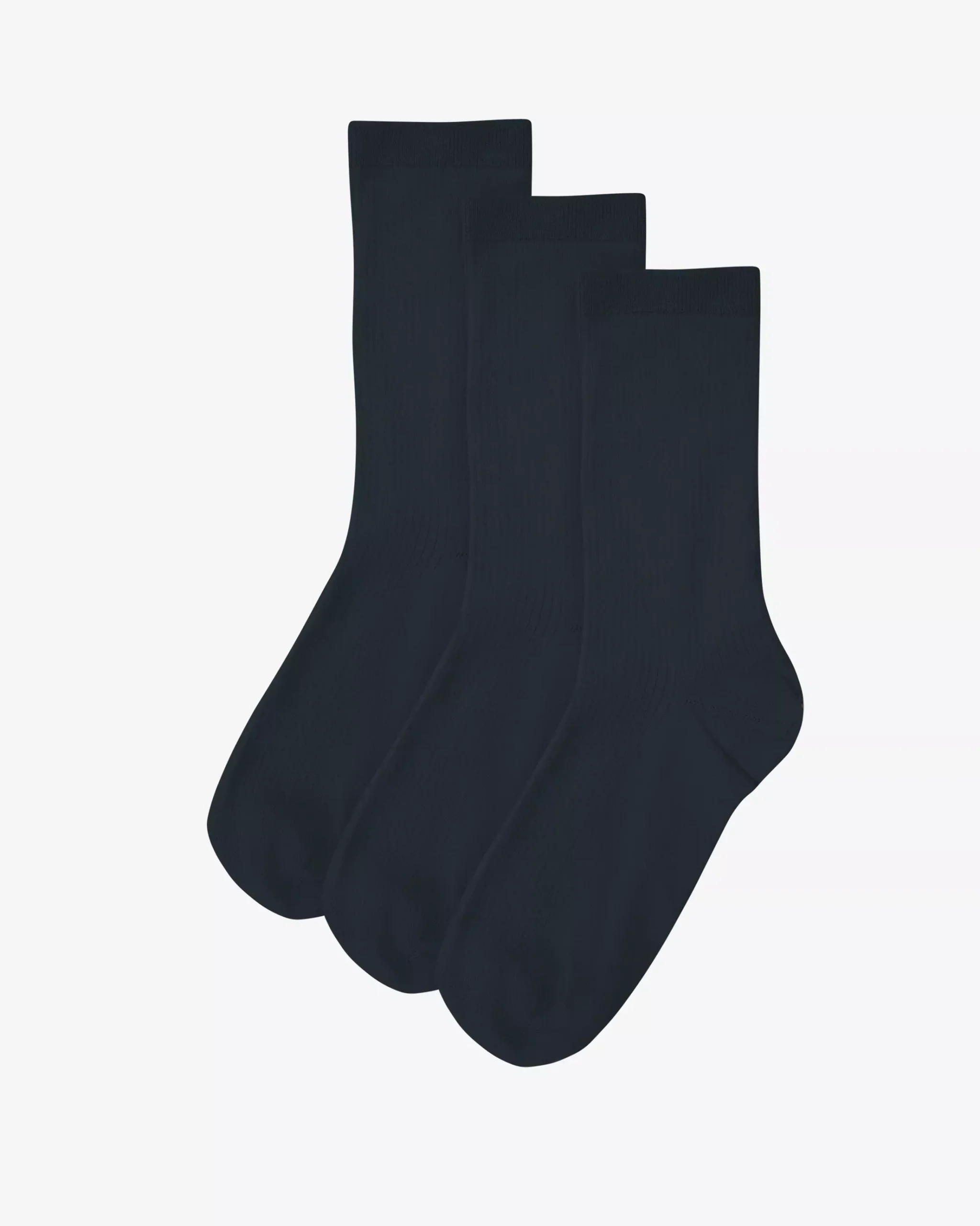 Women Classic Organic Sock - Navy Blue (3-Pack)