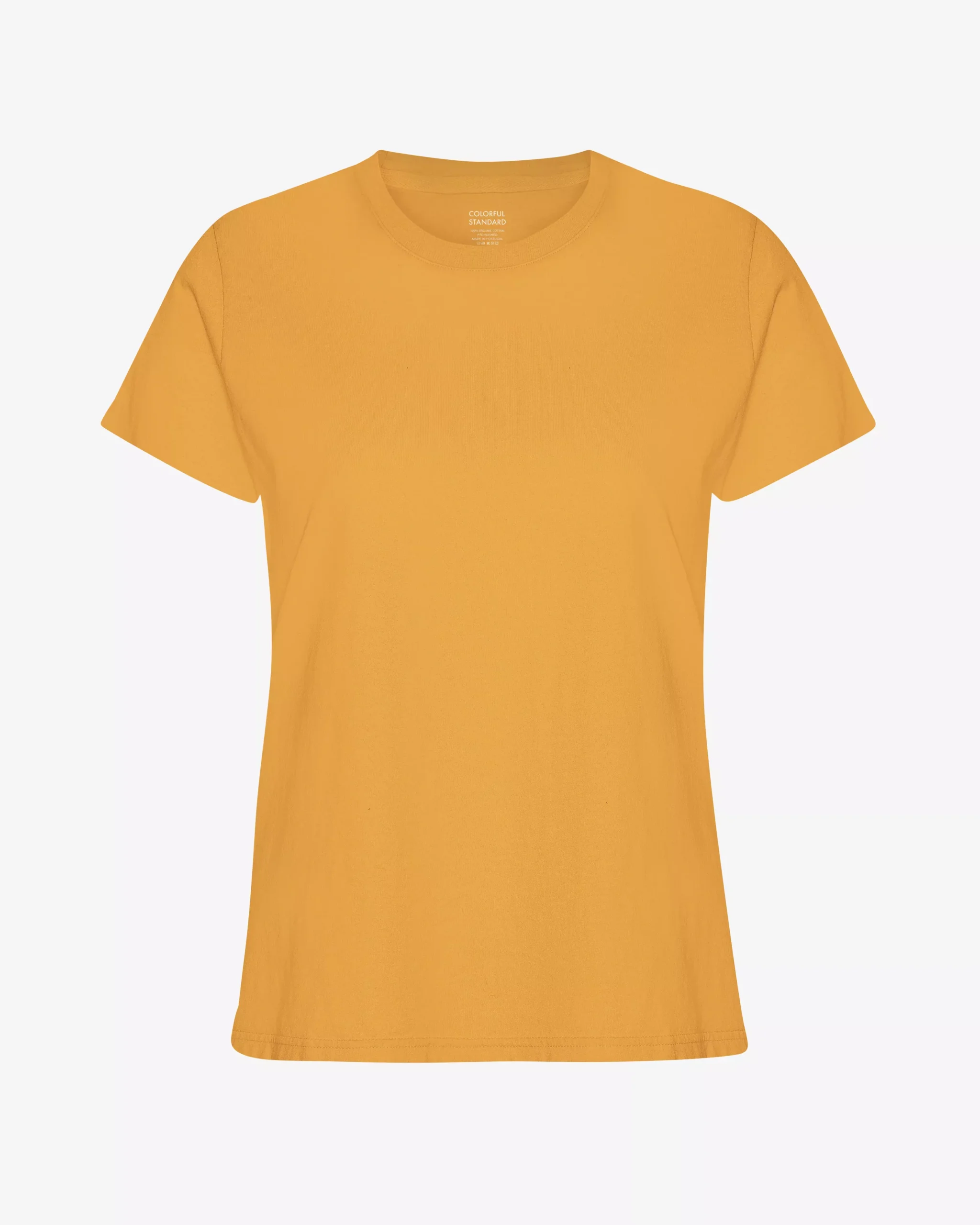 Women Light Organic Tee - Burned Yellow