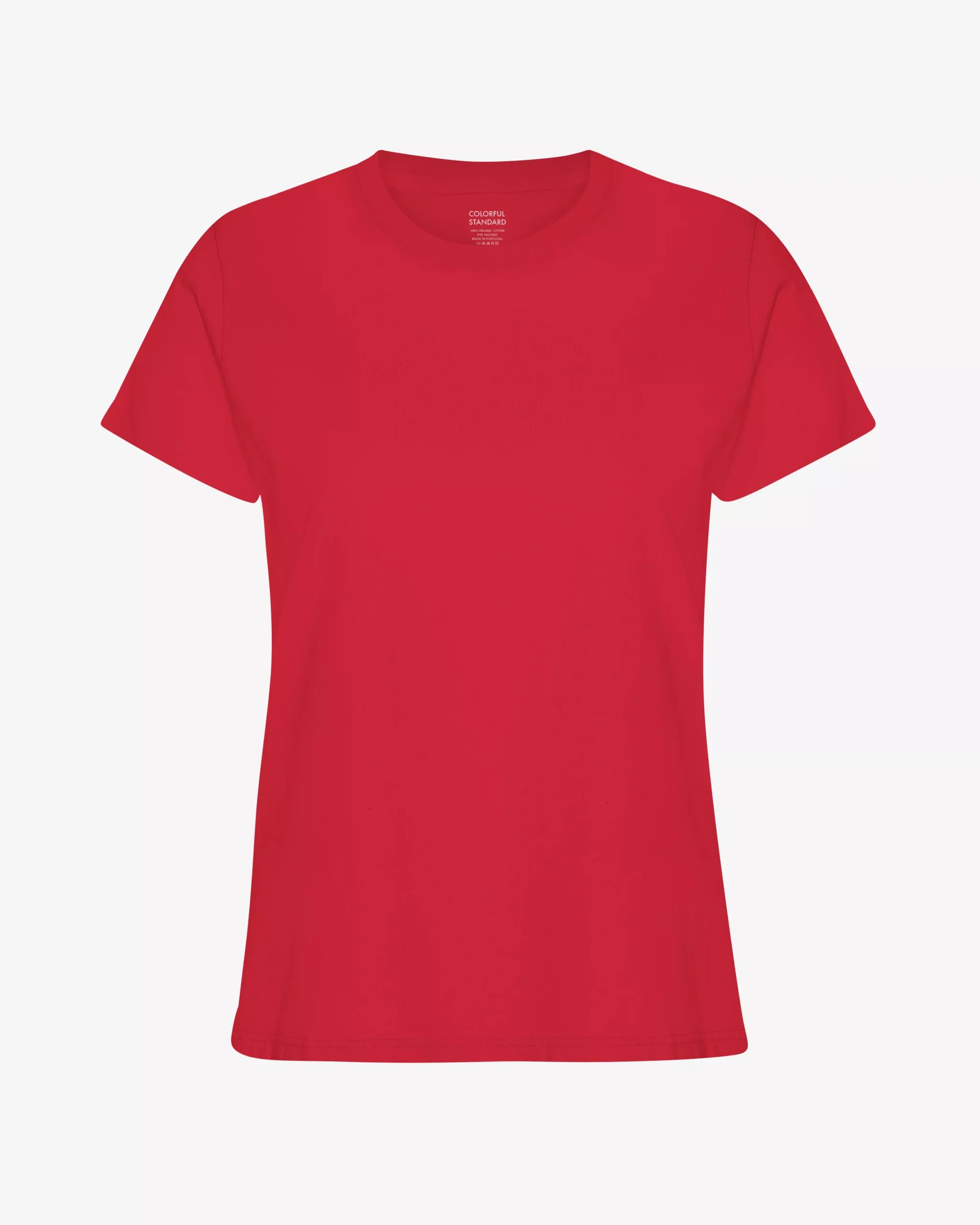 Women Light Organic Tee - Scarlet Red