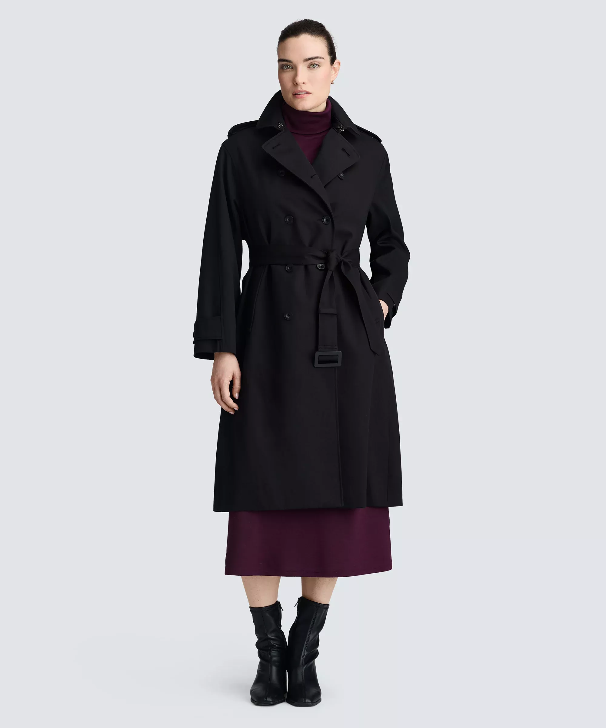 Women's Merino Trench Coat
