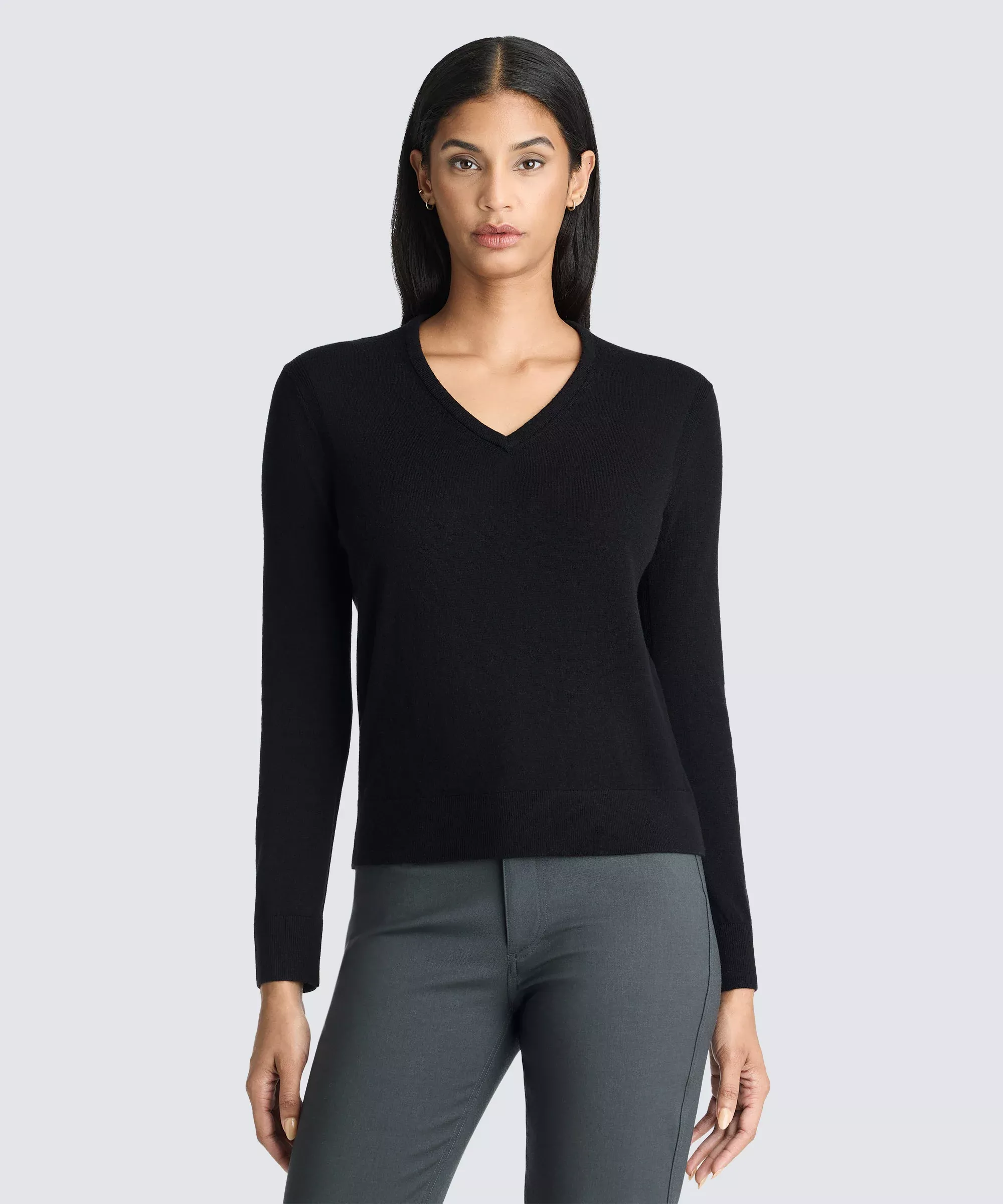 Women's Merino V‑Neck Sweater