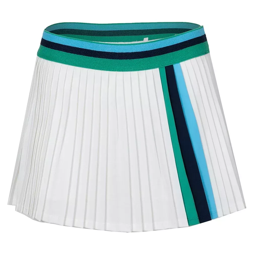 Women's Micro Pleat Tennis Skort Bright White