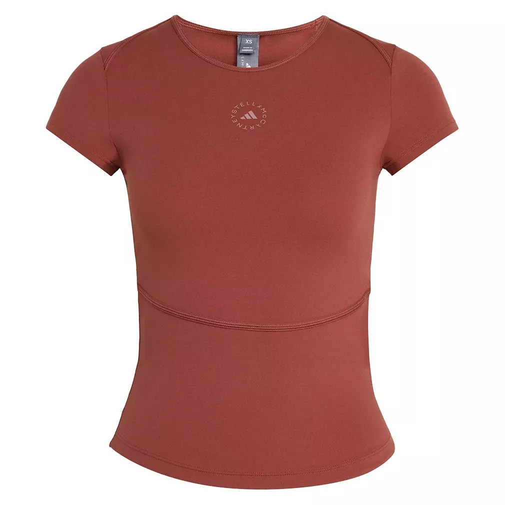 Women's Stella McCartney True Purpose Training Tee Burnt Sienna