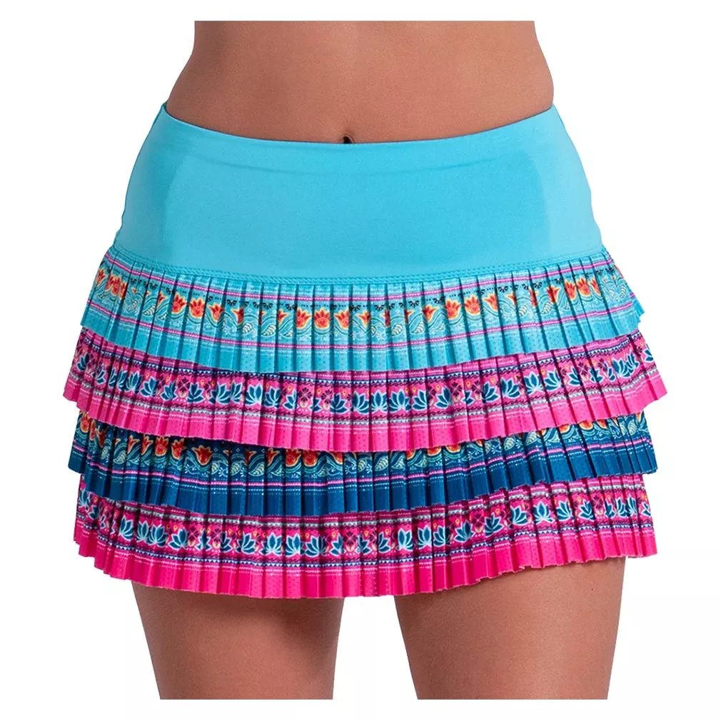 Women's Tiny Garden Pleated Tennis Skort