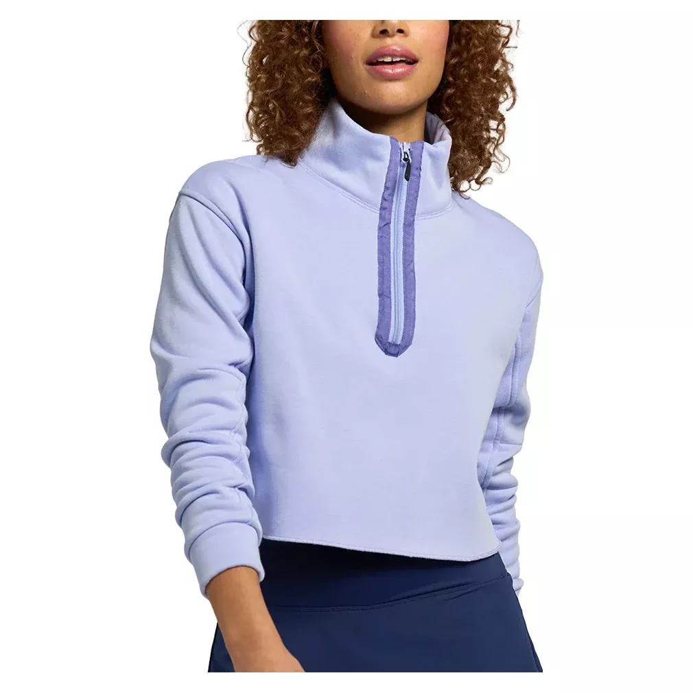 Women's Zip It Up Tennis Pullover Periwinkle