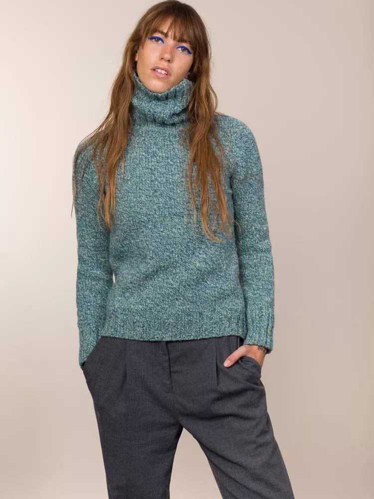 Womens Irish Fisherman Turtleneck
