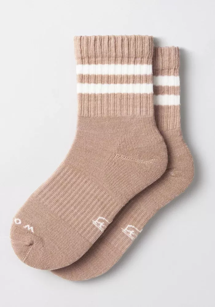 Womens Varsity Mini Crew Socks