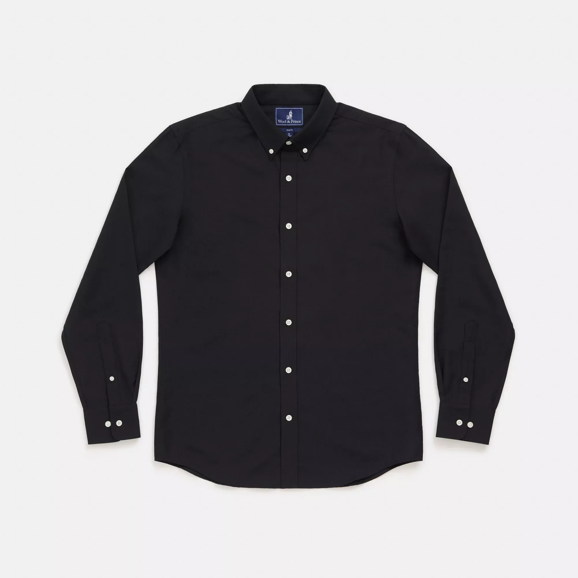 Wool Linen Button-Down Shirt