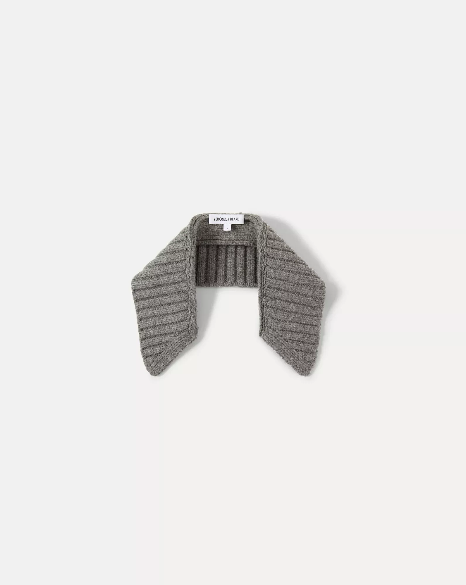 Wool Ribbed Collar