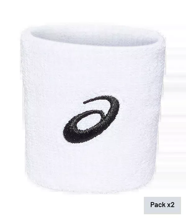 Wristband Asics Blancas (x2)