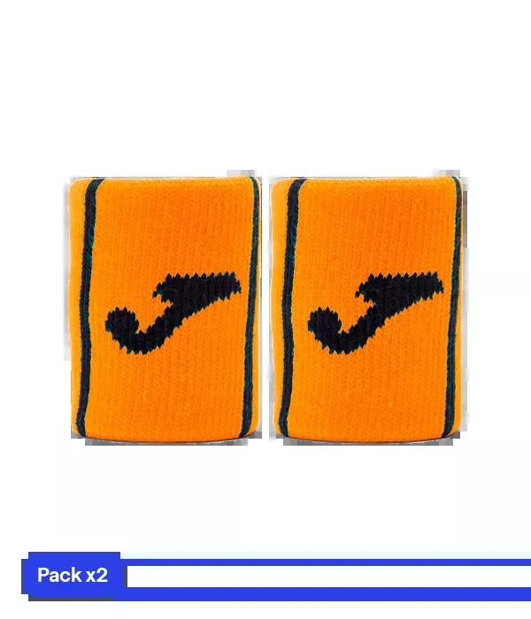 Wristband Joma Game Corta Naranja (Pack x2)