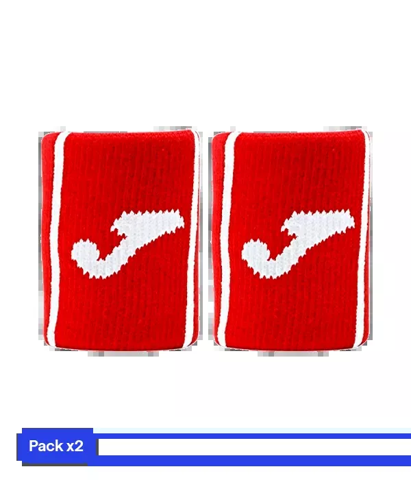 Wristband Joma Game Corta Rojo (Pack x2)