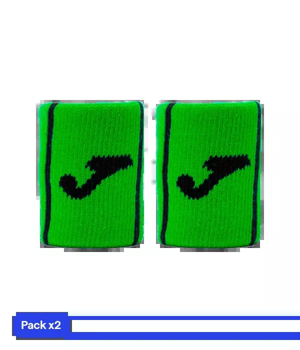 Wristband Joma Game Cortas Verde Pack x2