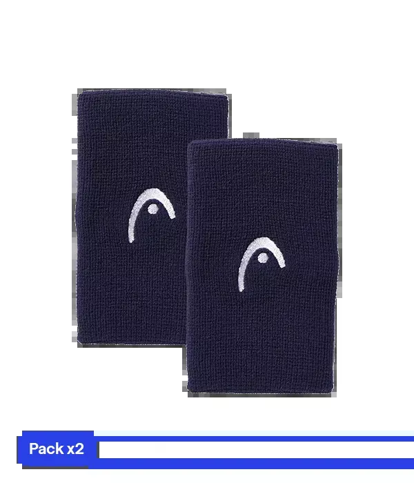 Wristband Largas HEAD Azul Oscuro (Pack x2)
