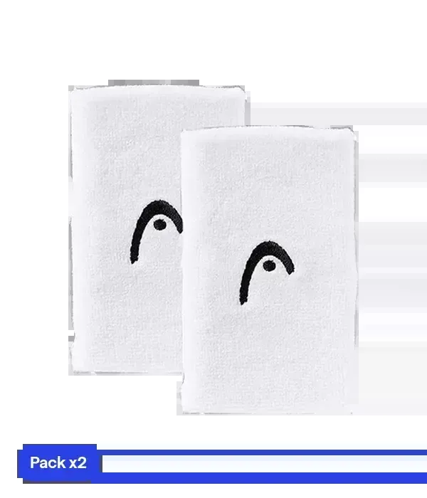 Wristband Largas HEAD White (Pack x2)