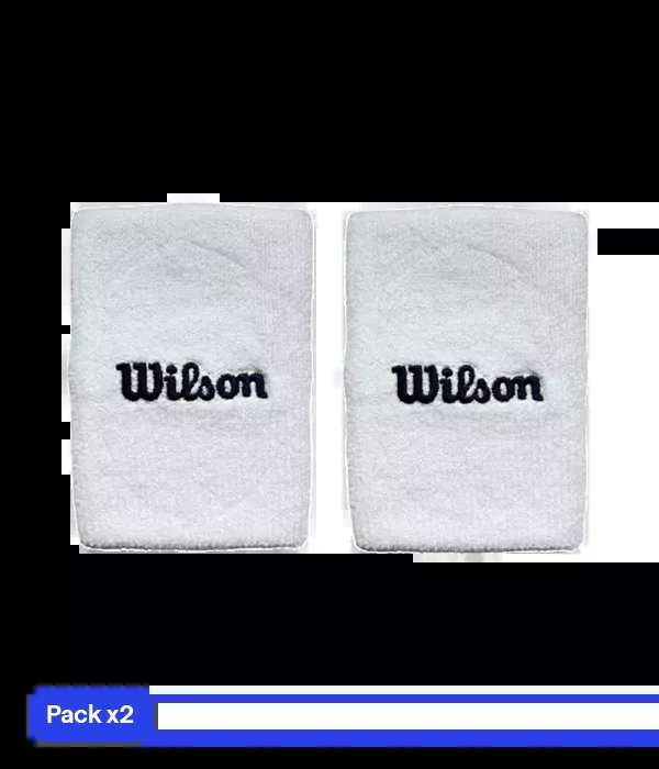 Wristband Largas Wilson White 2025 (x2)