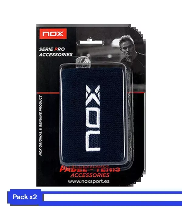 Wristband NOX Azul oscuro (Pack x2)