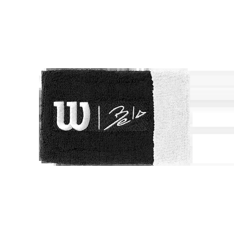Wristbands Larga Wilson Bela Negro/Blanco