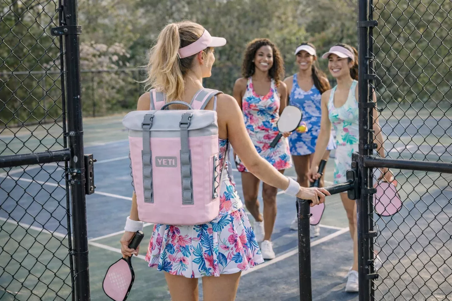 YETI Hopper M12 Backpack Soft Cooler Cherry Blossom