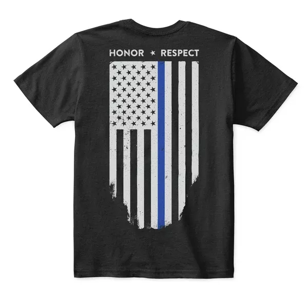 Youth T-Shirt - Thin Blue Line Flag