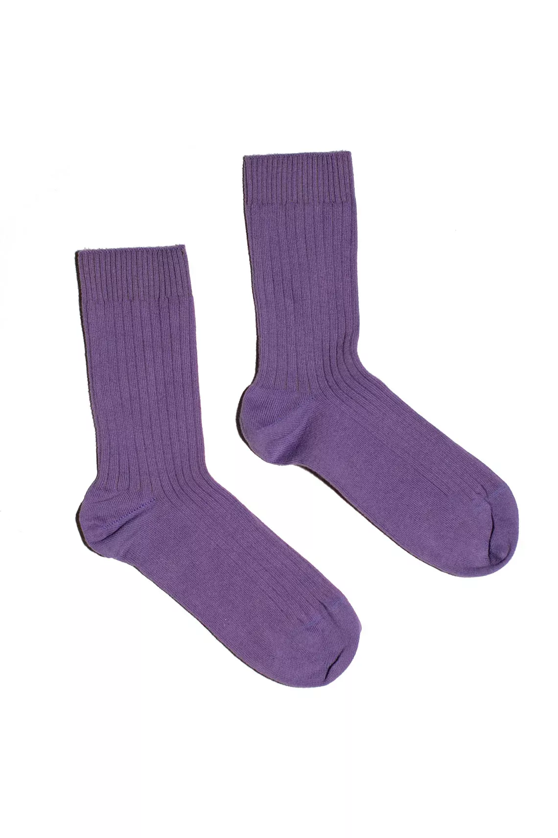 Yu Purple Rib Sock