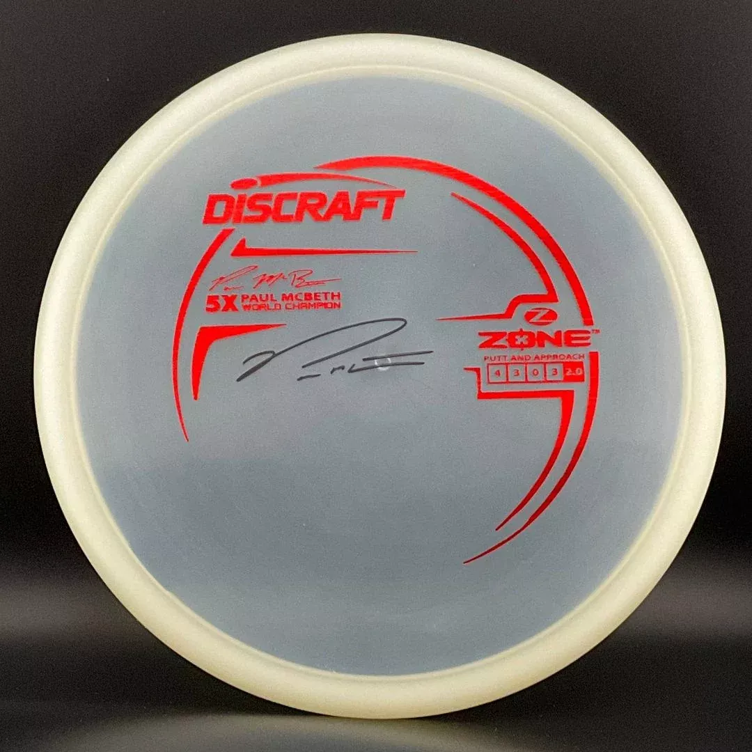 Z Zone *Signed* - Paul McBeth 5X World Champion - NO Claws!