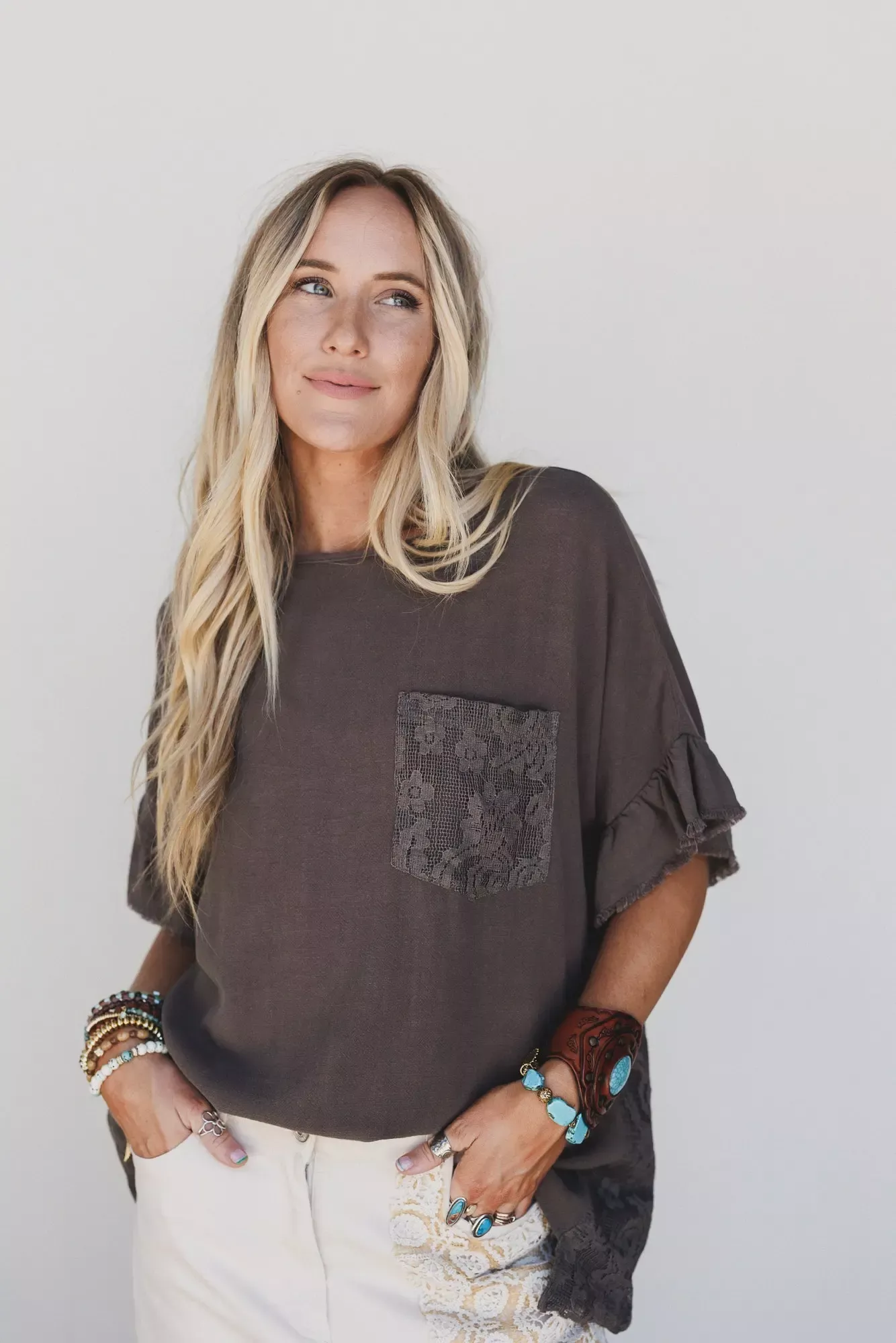 Zhara Lace Back Top